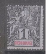 Diégo Suarez: Yvert N° 38*; Cote 2.00€ - Unused Stamps
