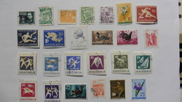 Yougoslavie  : 25 Timbres Oblitérés - Collections, Lots & Séries