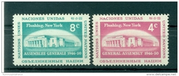 Nations Unies New York 1959 - Michel N. 76/77 - Assemblée Générale - Nuovi