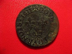 France - Double Tournois 1613 A Paris Louis XIII 3899 - 1610-1643 Luis XIII El Justo