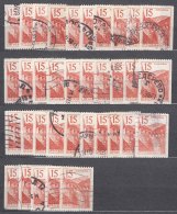 Yugoslavia Republic 1958 Industry And Architecture Mi#840 Used, 35 Pieces - Used Stamps