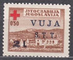 Italy Yugoslavia Trieste Zone B, Red Cross 1948 Mi#1, Sassone#4 Mint Hinged - Ongebruikt