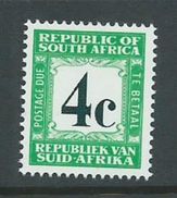 South Africa 1967 4c Green & Black Postage Due Key Value MNH - Neufs