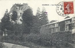 SOMME - 80 - LUCHEUX - ¨Ruines Ancien Château - Gros Plan - Lucheux