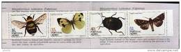 PORTUGAL ACORES (açores) Papillons Papillon, Abeilles, Abeille (carnet Yvert 358/61) Neuf Sans Charniere. MNH - Schmetterlinge