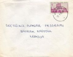 Turkish Cyprus 1983 Lefkosa Gotic Monastry Kyrenia Domestic Cover - Storia Postale