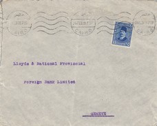 EGYPTE - COVER NATIONAL BANK OF EGYPT CAIRO 24 FEB 28 TO GENEVE  /2 - Brieven En Documenten