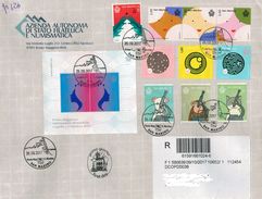 San Marino 2017 Busta FDC Natale - 1°reggenza Femminile - Sperimentazione Animale - Giornata Rifugiato - Password  ° VFU - Used Stamps