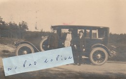 Carte Photo - Automobile Ancienne  ( Envoyée De LIEGE à Destination De PARIS ) - Autres & Non Classés