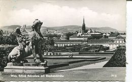 Wien - Schloss Belvedere Mit Stephanskirche 1959 (001719) - Belvedère