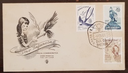 ARGENTINE Oiseaux, Rapaces, Birds, Vögel, Yvert N°613/15 Enveloppe 1er Jour, FDC  1960 - Arends & Roofvogels