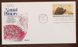 ETATS UNIS Oiseaux, Pajaros, Aves, Birds, Rapaces, Yvert 810, Enveloppe 1er Jour, FDC  1970 - Adler & Greifvögel