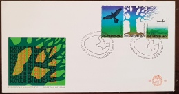 PAYS BAS Oiseaux, Pajaros, Aves, Birds, Rapaces, Yvert 994enveloppe 1er Jour, FDC  1974 - Águilas & Aves De Presa