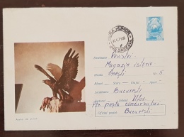 ROUMANIE, Oiseaux, Pajaros, Aves, Birds, Rapace, Entier Postal  Emis En 1971 Et Ayant Circulé  2c - Aigles & Rapaces Diurnes