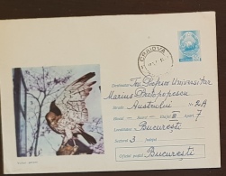 ROUMANIE, Oiseaux, Pajaros, Aves, Birds, Rapace, Entier Postal  Emis En 1971 Et Ayant Circulé  1b - Arends & Roofvogels