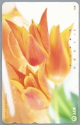 Delcampe - JP.- Japan, Telefoonkaart. Telecarte Japon. TULPEN - Blumen