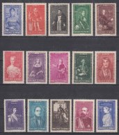 Monaco 1942 Yvert#234-248 Mi#276-287 Mint Hinged - Unused Stamps