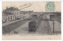 Courtalain  -  La Gare, Vue Prise à L'Ouest - Courtalain