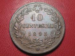 Italie - 10 Centesimi 1893 IB Umberto I 9760 - 1878-1900 : Umberto I