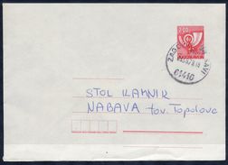 YUGOSLAVIA 1978 Posthorn 2 D.stationery Envelope Used Without Additional Franking.  Michel U71 - Interi Postali