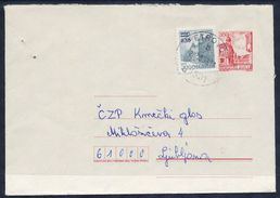 YUGOSLAVIA 1981 Tourism 3.50 D.stationery Envelope Used With Additional Franking.  Michel U63 - Postal Stationery