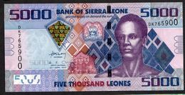 SIERRA LEONE : 5000 Leones - 2010  - UNC - Sierra Leone