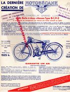 93- PANTIN-AGENCE BORDEAUX L. DELERME- FOIRE SALON AUTOMOBILE- MOTOBECANE VELO MOTEUR GRAND LUXE TYPE B1 V2-MOTO-1934 - Transporte