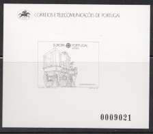 1988  Europa Acores - Malle Du 19è S.  - Epreuve  En Noir Numérotée  ** - Prove E Ristampe