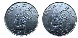 04104 GETTONE TOKEN FICHA JETON AMUSEMENT GAMING PLAY TOKEN CONCERT HALL - Altri & Non Classificati