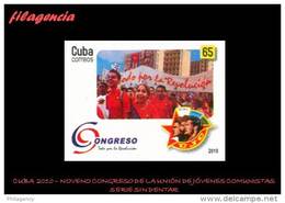 Delcampe - PIEZAS. CUBA MINT. 2010-14 IX CONGRESO DE LA UNIÓN DE JÓVENES COMUNISTAS. SERIE SIN DENTAR - Imperforates, Proofs & Errors