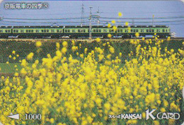 Carte Prépayée Japon - TRAIN / SERIE NUMEROTEE  N° 24 - Keihan Railways Japan Prepaid K Card - ZUG - TREIN - 3265 - Trains