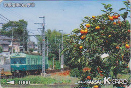 Carte Prépayée Japon - TRAIN / SERIE NUMEROTEE  N° 31 - Keihan Railways Japan Prepaid K Card - ZUG - TREIN - 3268 - Trains