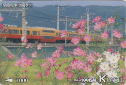 Carte Prépayée Japon - TRAIN / SERIE NUMEROTEE  N° 42 - Keihan Railways Japan Prepaid K Card - ZUG - TREIN - 3273 - Trains