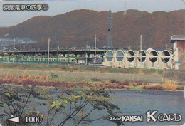 Carte Prépayée Japon - TRAIN / SERIE NUMEROTEE  N° 55 - Keihan Railways Japan Prepaid K Card - ZUG - TREIN - 3276 - Trains