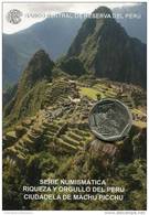 Lote PM2011-3, Peru, 2011, Moneda, Coin, Folder, 1 N Sol, Machu Picchu, Indigenous Theme - Perú