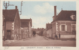 89 . Yonne :  Charmoy : Route De Villemer  . - Charmoy