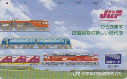 Carte Prépayée Japon - Série JRF - TRAIN - ZUG Eisenbahn - TREIN - Japan Prepaid Tosho Card - 3305 - Trains