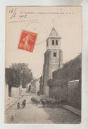 CPA GRIGNY (Essonne) - L'Eglise Et La Grande Rue - Grigny