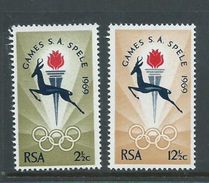 South Africa 1969 S African Games Set 2 MNH - Unused Stamps