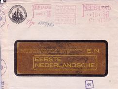 Lettre Censure Pays Bas Nederland Seconde Guerre Mondiale 1941 S'Gravenhage Verzekeringsbank Oberkommando Der Wehrmacht - Máquinas Franqueo (EMA)