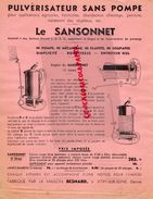 94- VITRY SUR SEINE- PUBLICITE MAISON BESNARD-LE SANSONNET-PUVERISATEUR SANS POMPE-AGRICULTURE HORTICULTURE - Landbouw