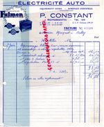 41- ROMORENTIN- FACTURE P. CONSTANT- ELECTRICITE AUTO-BATTERIES FULMEN-GARAGE AUTOMOBILE -1962 - Automobil