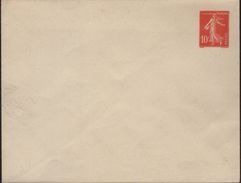 Enveloppe Sans Adresse Entier 10c Semeuse Camée Rouge, Format 147x112mm Papier Blanc Intérieur Bleu Foncé Date 944 Neuve - Standard- Und TSC-Briefe (vor 1995)