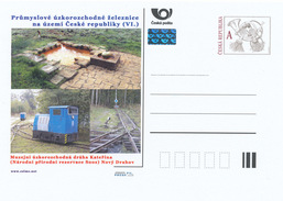 Tschech. Rep. / Ganzsachen (Pre2015/30) Industrielle Schmalspurbahn - Nationales Naturreservat SOOS Katerina (2) - Volcanos