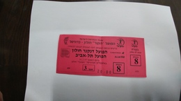 Israel-basket Ball-(34)-hapoeldankner Holon-hapoel Tel-aviv-(1996-97)-(16.2.1997)-(number Ticket-499)ticket - Eintrittskarten