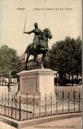 CPA Paris Statue De Jeanne D'Arc Par Dubois - Statues