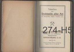 ADOLF DEICHSEL DRAHTWERKE UND SEILFABRIKEN / TABELLEN - Kataloge