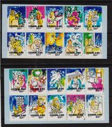 Netherlands 2000, Christmas, Complete Set Self-adhesive Stamps, MNH. Cv 12 Euro - Neufs