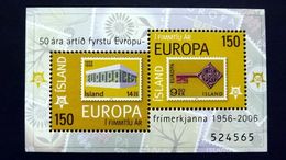 Island 1115/6 Block 39 **/mnh, 50 Jahre Europamarken - Ungebraucht