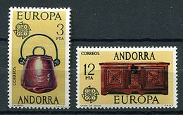 Andorre Espagnol  ** N° 94 - 95 - Europa 1976 - 1976